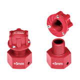 GPM RACING,TEAM LOSI SUPER BAJA REY 4X4 ALUMINUM HEX ADAPTER (+5MM) -6PC SET SB010/+5MM