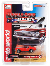 Auto World 1970 Chevy Chevelle SS Red HO Slot Car SC340 R25 for AFX