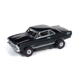 Auto World 1966 Chevy Nova SS Black Thunderjet R25 HO Slot Car SC340 for AFX