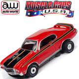 Auto World 1971 Buick GSX Red Thunderjet HO Slot Car SC349 fits AFX