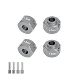 GPM RACING,AXIAL-SCX10 III Jeep CJ ALLOY 6061-T6 WHEEL 12MM HEX ADAPTERS +3MM SCJ010/+3M