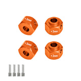 GPM RACING,AXIAL-SCX10 III Jeep CJ ALLOY 6061-T6 WHEEL 12MM HEX ADAPTERS +3MM SCJ010/+3M