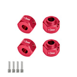 GPM RACING,AXIAL-SCX10 III Jeep CJ ALLOY 6061-T6 WHEEL 12MM HEX ADAPTERS +3MM SCJ010/+3M
