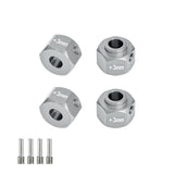 GPM RACING,AXIAL-SCX10 III Jeep CJ ALLOY 6061-T6 WHEEL 12MM HEX ADAPTERS +3MM SCJ010/+3M