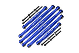 GPM RACING,AXIAL-SCX24 DEADBOLT ALUMINIUM SUSPENSION LINKS -18PC SET SCX24160