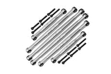 GPM RACING,AXIAL-SCX24 DEADBOLT ALUMINIUM SUSPENSION LINKS -18PC SET SCX24160