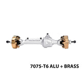 GPM RACING,AXIAL-SCX10 PRO 4X4 KIT ALUMINUM 7075 BRASS FRONT STRAIGHT AXLE HOUSING SCXP012