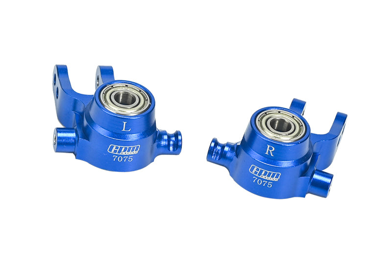 GPM RACING,TRAXXAS-SLASH NOS DEEGAN 38 FORD FIESTA RALLY RUSTLER STAMPEDE HOSS ALUMINUM 7075 FRONT STEERING BLOCKS SLA021N