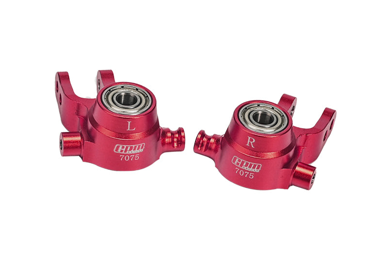 GPM RACING,TRAXXAS-SLASH NOS DEEGAN 38 FORD FIESTA RALLY RUSTLER STAMPEDE HOSS ALUMINUM 7075 FRONT STEERING BLOCKS SLA021N