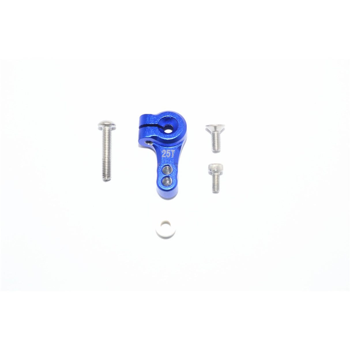 GPM RACING,TRAXXAS-SLASH ALUMINUM ADJUSTABLE 25T SERVO HORN -5PC SET SLA025TSH