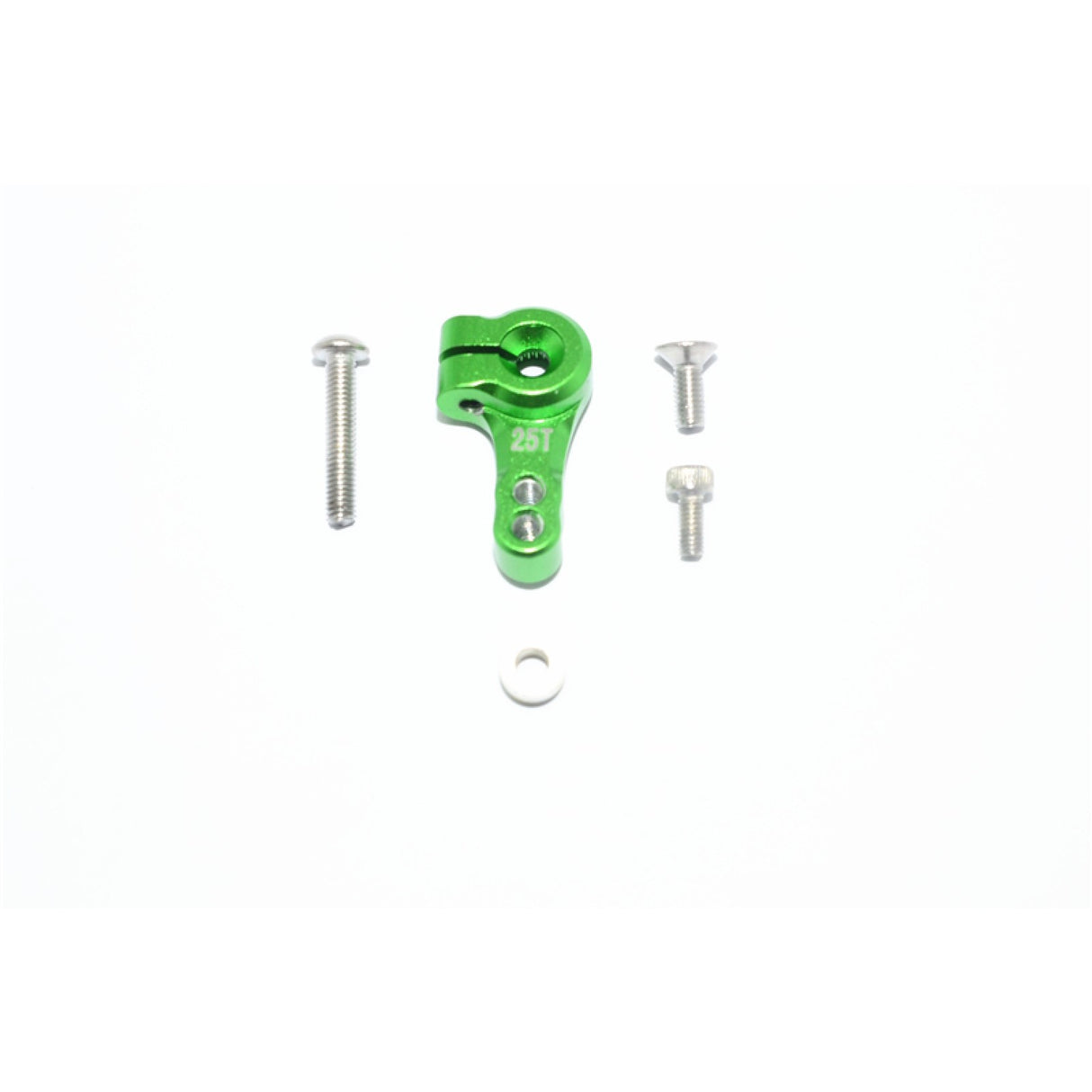 GPM RACING,TRAXXAS-SLASH ALUMINUM ADJUSTABLE 25T SERVO HORN -5PC SET SLA025TSH