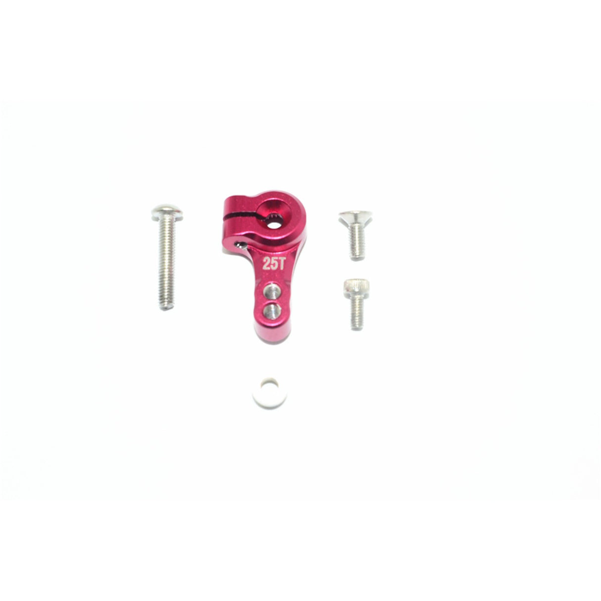 GPM RACING,TRAXXAS-SLASH ALUMINUM ADJUSTABLE 25T SERVO HORN -5PC SET SLA025TSH