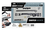 GoatGuns 1/4 Scale Die Cast Sniper Rifle Model Black SR-BLACK