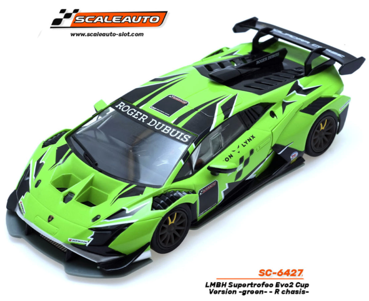 Scaleauto Lamborghini Super Trofeo EVO2 Cup Green 1/32 Slot Car SC-6427A