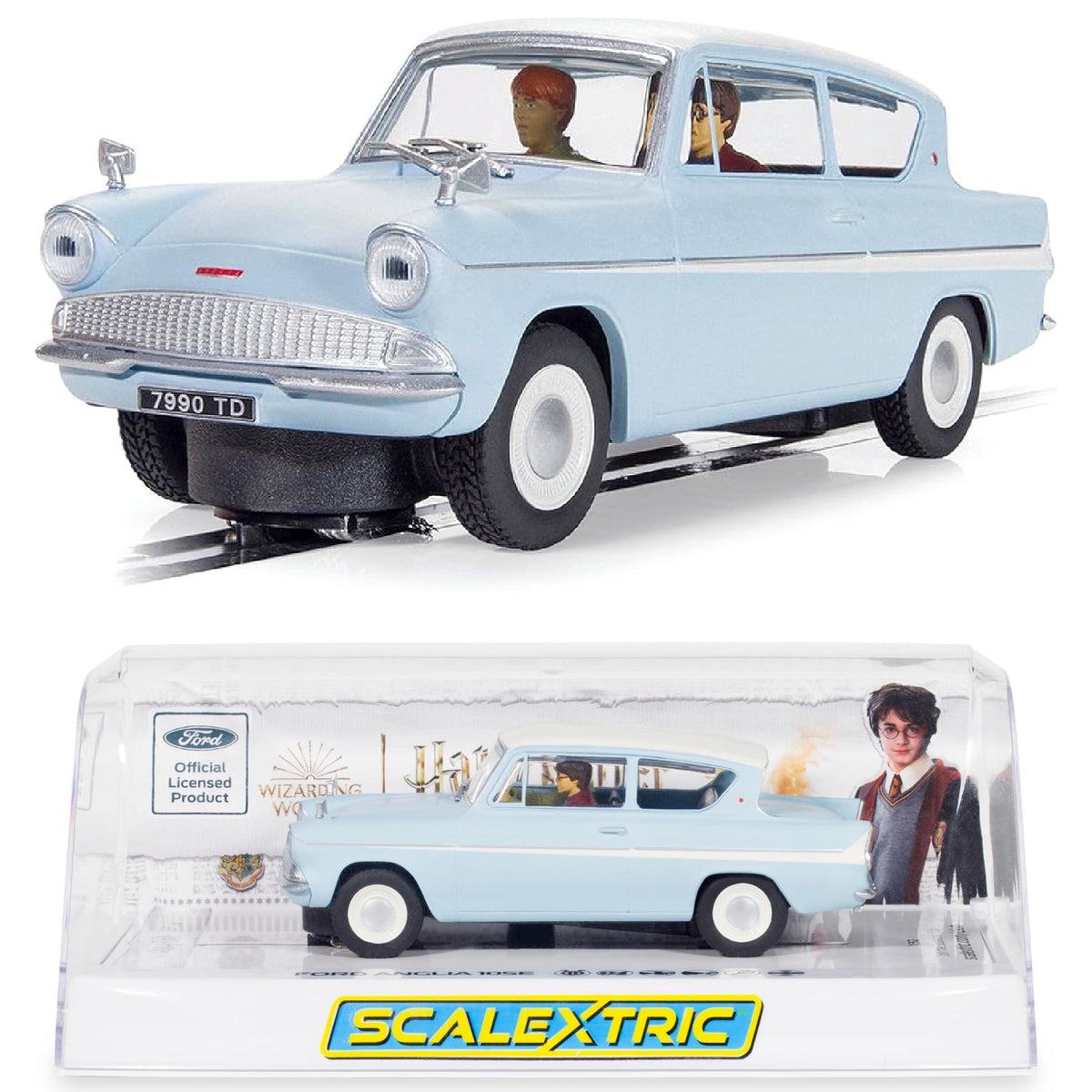 Scalextric C4504 Ford Anglia 105E Harry Potter 1/32 Slot Car