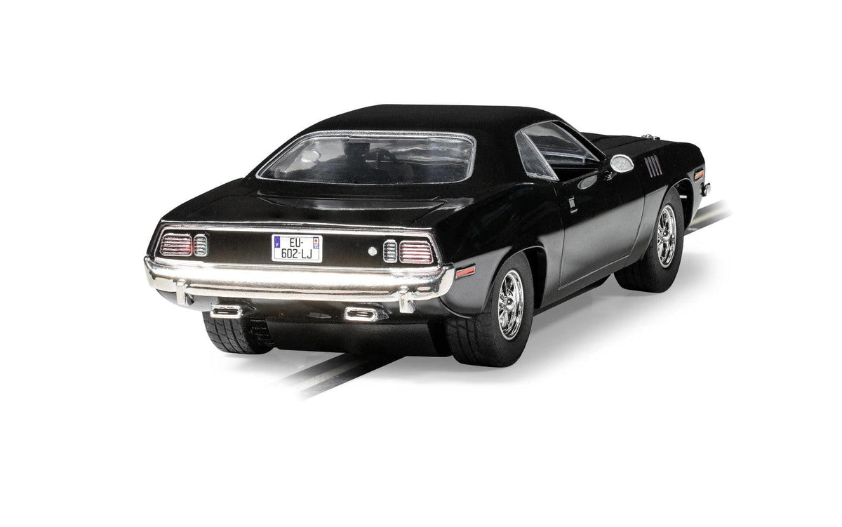 Scalextric C4595 Plymouth Barracuda John Wick Chapter 4 1/32 Slot Car DPR