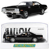 Scalextric C4595 Plymouth Barracuda John Wick Chapter 4 1/32 Slot Car DPR
