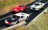 Scalextric C4619A Ken Miles Triple Pack 1/32 Slot Car Ford GT40 GT350 Cobra