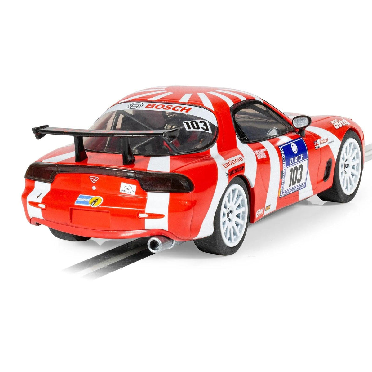 Scalextric C4626 Mazda RX7 FD Nurburgring 24h 2007 1/32 Slot Car DPR