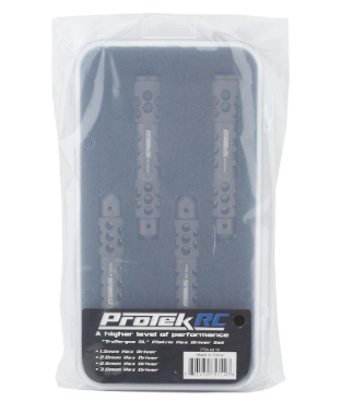 ProTek RC "TruTorque SL" Metric Hex Driver Set (4) (1.5mm, 2.0mm, 2.5mm, 3.0mm)