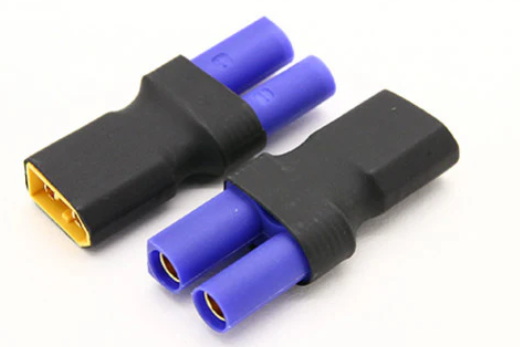 IRonManRc 2pc XT60 MALE To EC5 FEMALE Wireless Connector Adapters