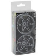 Sideways RC SRC R1 Multi-Spoke Nylon Drift Wheels (Grey) (2) (6mm Offset)