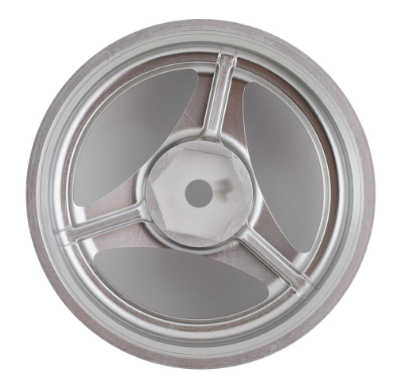 Mikuni Yokohama Advan Oni Kai Drift Wheels (Chrome Silver) (2) (7mm Offset) w/12mm Hex