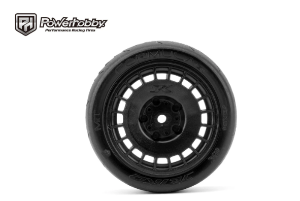 Powerhobby 1/10 Rally Car Formula Mounted Tires / Radial Wheels (4)