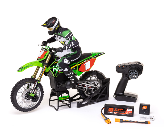LOSI I1/4 Promoto-MX Pro Circuit 2S RTR Brushless Motorcycle (Battery and Charger Included), Green