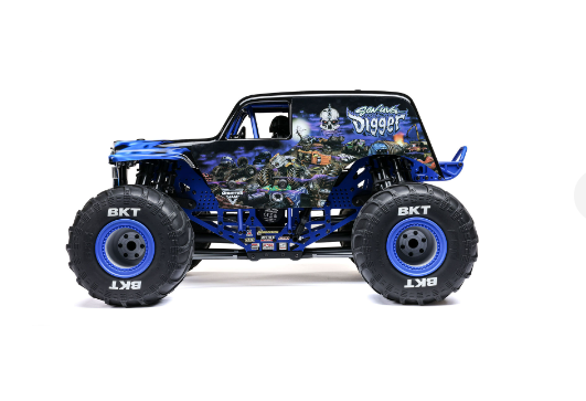 LOSI 1/8 LMT 2.0 Grave Digger 4X4 Solid Axle Brushless Monster Truck RTR Blue