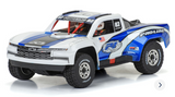PROLINE RACING 1/16 Pre-Cut 2019 Chevy Silverado Trophy Truck Clear Body: GROM