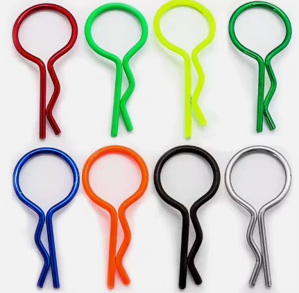 IRonManRc Color Body Clips Fits all 1/7 1/8 1/10 1/18 RC CARS (4 PACK)