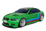 24K RC Technology TAF43000 1/10 BMW E92/M3 Stock Full Drift Body Set (Clear) (260mm Wheelbase)