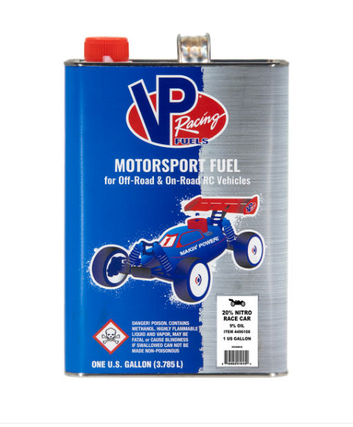 VP RACING 20% Rc Car PowerMaster Nitro Racing Carburant (1) GALLON PIÈCE # 4496108