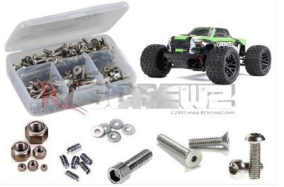 RC SCREWZ ara053 – Arrma Granite Grom Mega Monster RTR 1/18th (#ARA2102) Compatible Stainless Screw Kit