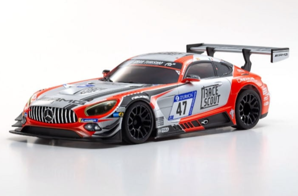 (DISCONTINUED) Kyosho MZP241FRS Mini-Z AMG GT3 No.47 24H Nurburgring 2018 Body Set