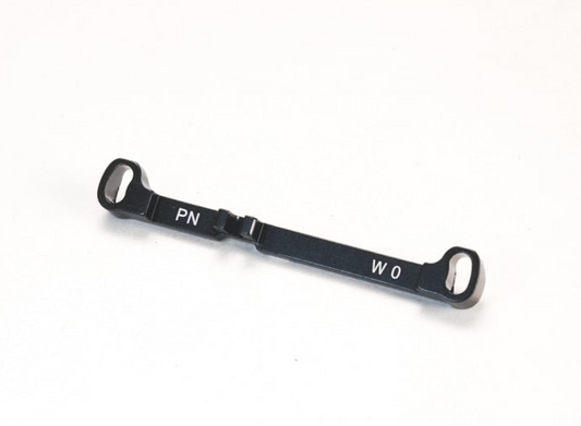 PN Racing MR3017K Mini-Z MR03 Alum Tie Rod W 0 (Black)
