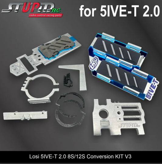STUPID RC Losi 5ive-T 2.0 8S/12S Electric Conversion KIT V3 STP1228