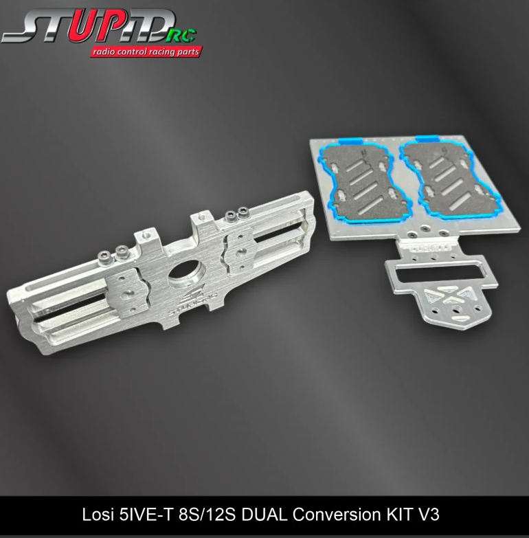 STUPID RC Losi 5ive-T 2.0 8S/12S DUAL Electric Conversion KIT V3
