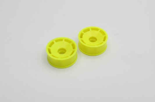 REFLEX RACING RX600F0Y SPEED DISH WHEEL FRONT - 0 OFFSET (YELLOW)