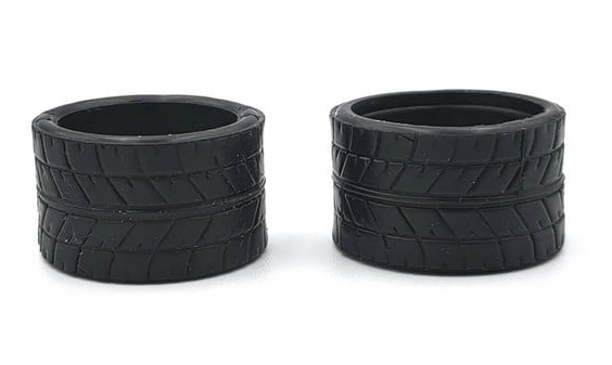 Marka MZR-V1R05-14 V1 Mini-Z RCP Rubber Rear Radial Tire 5 degree Very Soft 14mm (1 Pair)