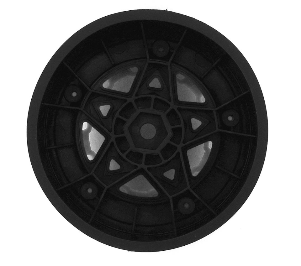 JConcepts 3390BW Tremor Short Course Wheels (Black) (2) (Slash Front) w/12mm Hex