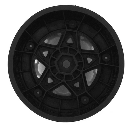 JConcepts 3391BW Tremor Short Course Wheels (Black) (2) (Slash Rear) w/12mm Hex