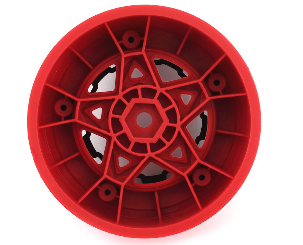 JConcepts 3391RB Tremor Short Course Wheels (Red) (2) (Slash Rear) w/12mm Hex