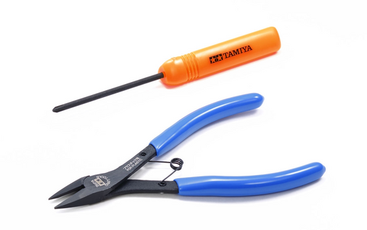 Tamiya 74158  Mini 4WD Tools, Side Cutters and Phillips (+) Screwdriver
