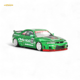 Mini GT x Kaido House Nissan Skyline GT-R R33 Imai Racing V1 Green 1:64