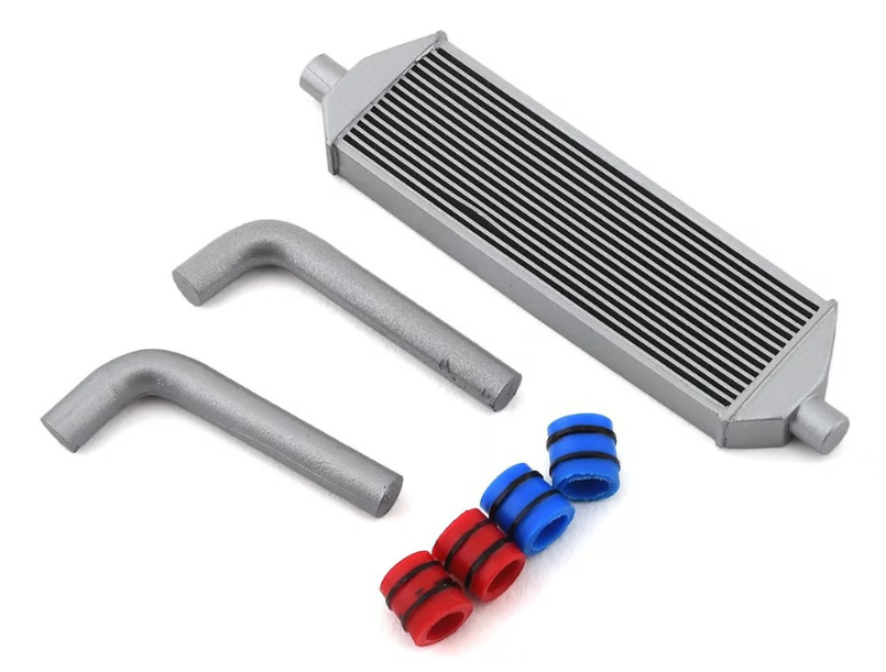 Sideways RC Scale Drift Full Intercooler Kit (SLIVER) (Low Profile)