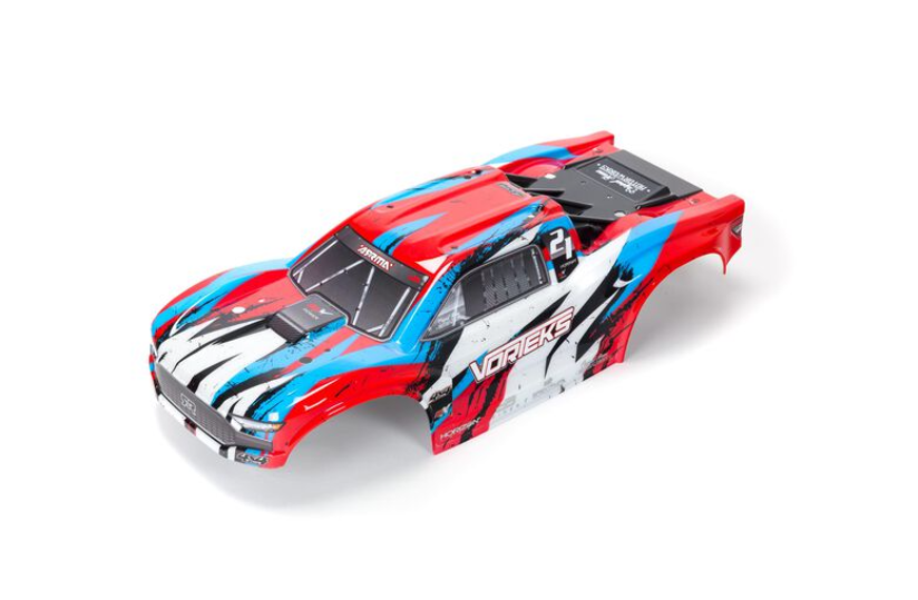 ARRMA 402319 1/10 Painted Body, Red/Blue: VORTEKS 4X4 BLX