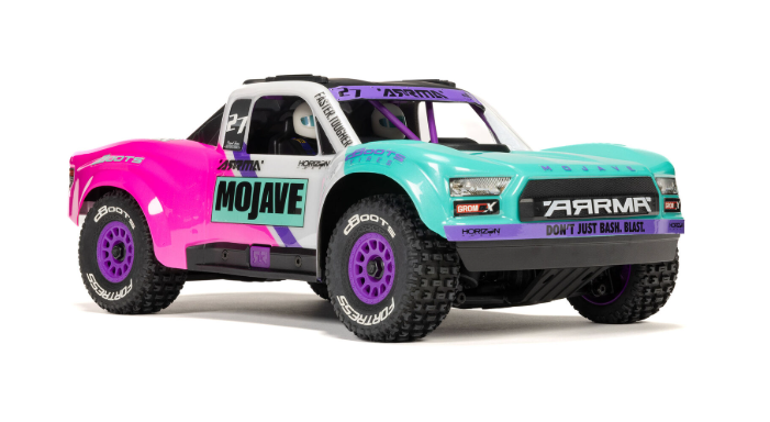 MOJAVE GROM 223S BLX Brushless 4X4 Small Scale Desert Truck RTR with DSC (Battery & Charger included), Teal