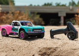 MOJAVE GROM 223S BLX Brushless 4X4 Small Scale Desert Truck RTR with DSC (Battery & Charger included), Teal